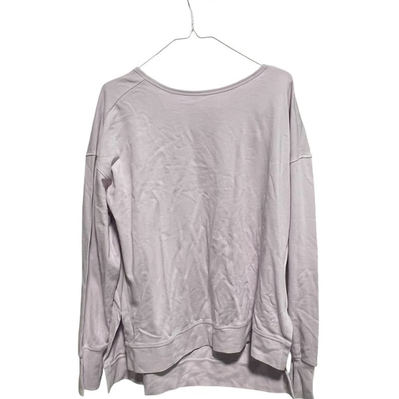 Sweaty Betty After Class Cross Back Sweatshirt, New with Tags, Mistflower Purple - Picture 6 of 6